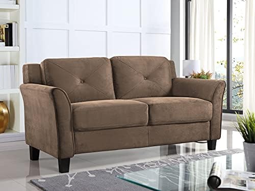 Lifestyle Solutions Grayson Loveseat, Brown