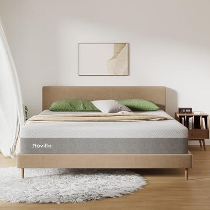 Novilla 10 inch Memory Foam Mattress King, Bliss Mattress King in a Box