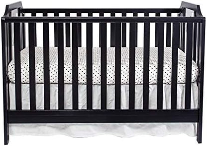 Suite Bebe Celeste 3 in 1 Convertible Island Crib Wood and Acrylic, Black