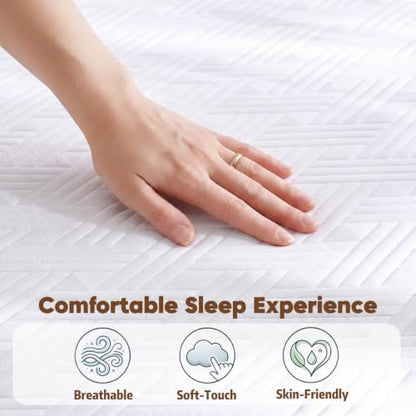8 Inch Full Size Mattress, Memory Foam Mattress in a Box, Colchones Full