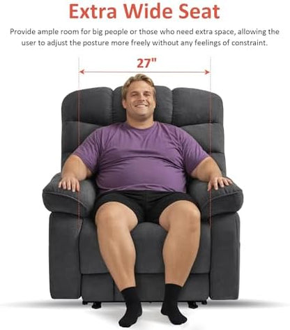MCombo 27'' Oversized Power Recliner Chair for Big and Tall PR677