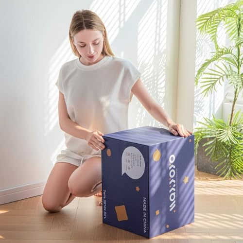 MAXYOYO Japanese Floor Mattress 4" Thick Queen Size Foldable Futon Mattress