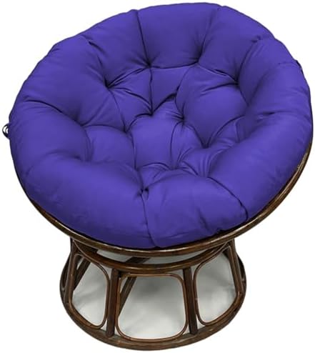 Lifup Water Resistant Papasan Chair Cushion Purple Round 16"