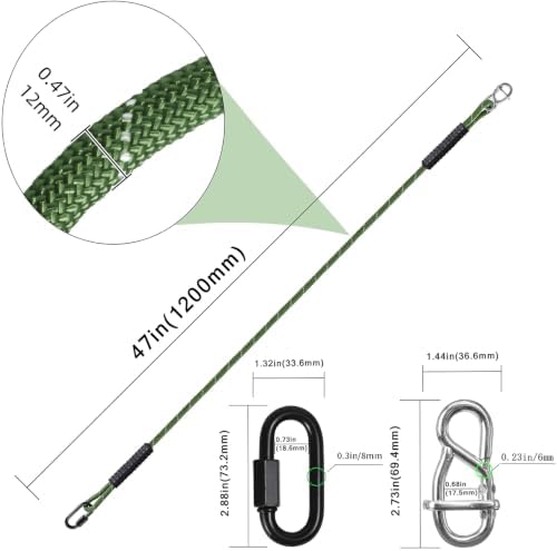2 PC Heavy Duty Tree Swing Ropes Hammock,Tree Swings Hanging Straps