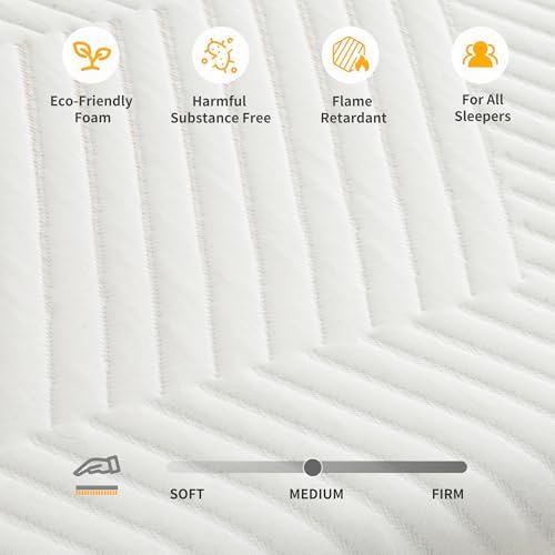 ESHINE King Adjustable Bed Frame with 8" Mattress, Zero Gravity