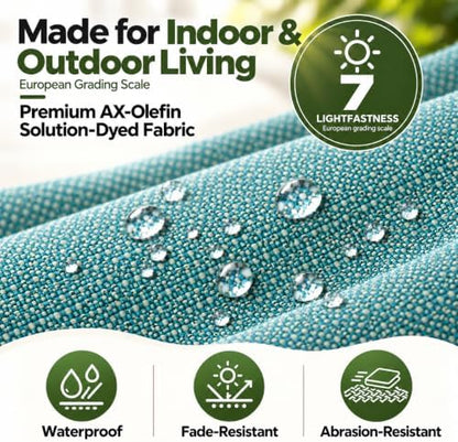 Waterproof Outdoor/Indoor Bench Cushion, 42 x 16 x 4 Inch