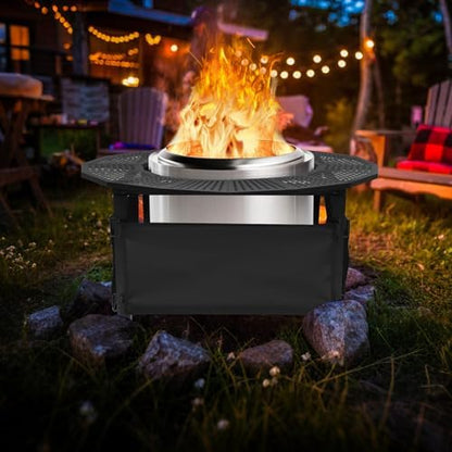 37 Inch Fire Pit Surround Tabletop for Solo Stove Bonfire Ranger 2.0