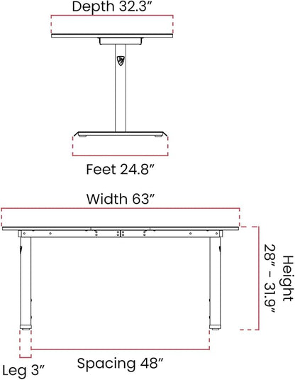 Arozzi Arena Ultrawide Curved Gaming and Office Desk with Full Surface Water Resistant Desk Mat with 3 Custom Monitor Mount Cut Outs and Under The Desk Cable Management Netting - Deep Purple