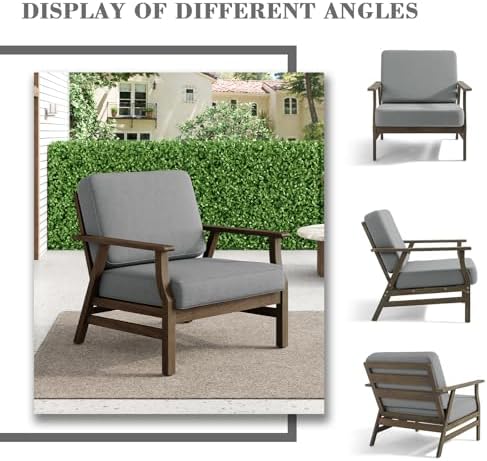 2 Piece Patio Bistro Set, Outdoor Chairs Set of 2