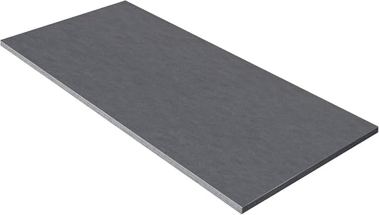 Kaboon Universal Tabletop 45"x20", Solid One-Piece Melamine Table Top, L-Desk Floating Desk DIY, Home and Office,Fabric Blue