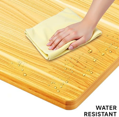 BIZUM Whole-Piece Particle Board Table Top Wood Countertop for Standing Desk DIY, 55x28x1 Inch Maple Desk Top