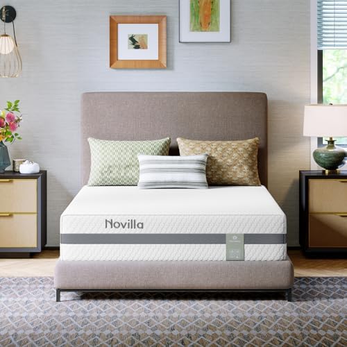 Novilla King Mattress, 10 Inch NanoGEL™ Memory Foam King Mattress Cool Rest