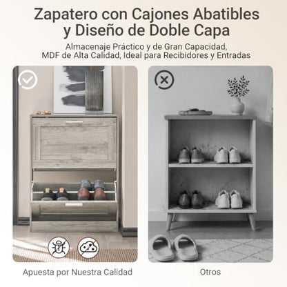 Haotian Enclosed Shoe Rack for Entryway