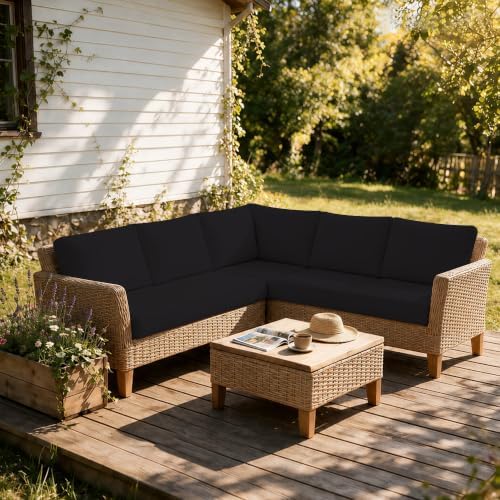 8PCS Patio Cushion Covers.Patio Furniture Couch SeatSlipcovers