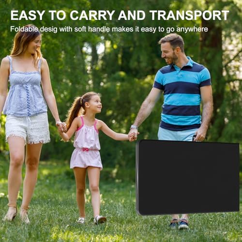 8 FT Folding Tables for Camping Party Picnic, Dinning, School, Black
