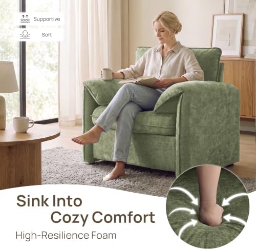 Oversized Accent Chair,Comfy Reading Chair,Armchair for Living Room,Bedroom