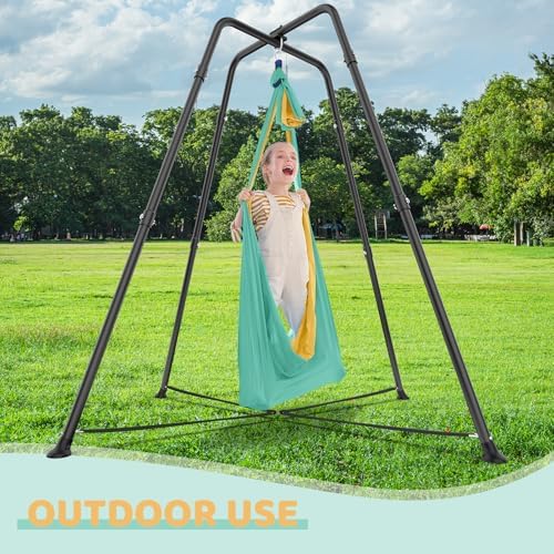 G TALECO GEAR Sensory Swing with Stand for Kids, Autism & Pod Swing