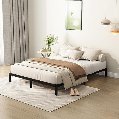 DiaOutro 9 Inch Full Size Bed Frame Heavy Duty Low Profile Metal Platform