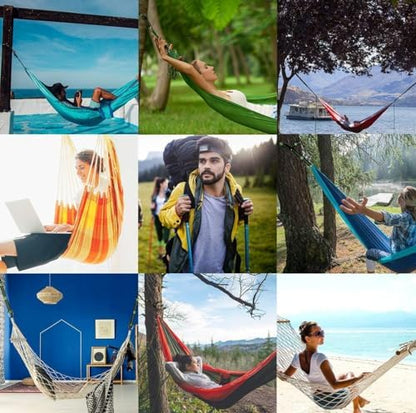 Hammock Straps for Trees Heavy Duty Long Extender Hammock Webbing Ropes Kit