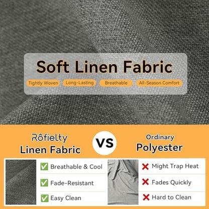 Bench Cushion for Indoor Furniture Dark Gray, 39x17x3 inch