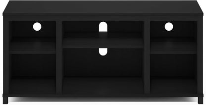 Furinno Classic TV Stand, Entertainment Center, TV Console for TV up to 55 Inch with Shelves, for Living Room, Bedroom, Americano