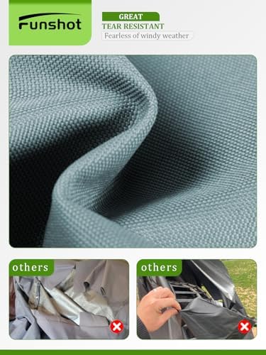 Egg Chair Cover Waterproof,Patio Hanging Swing Egg Chair Covers with Zipper, Outdoor Wicker Single Seat Egg Chair Cover for Outdoor Furniture, Windproof, 75H X 45W Inches, Gray