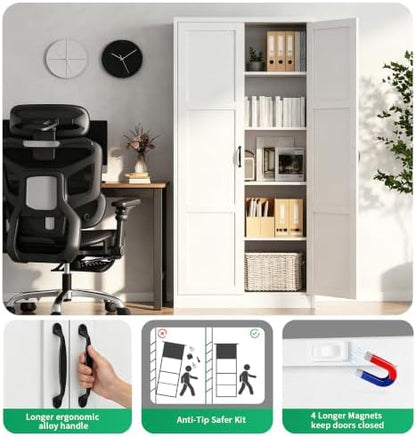 Metal Garage Storage Cabinet, Durable Metal Storage Solution