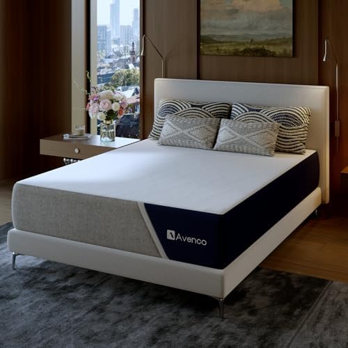 Avenco SyncDeep 12 Inch King Mattress for Deep Sleep, Memory Foam Mattress