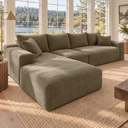 Boneless Couch, L Shaped Cloud Couch Sofa