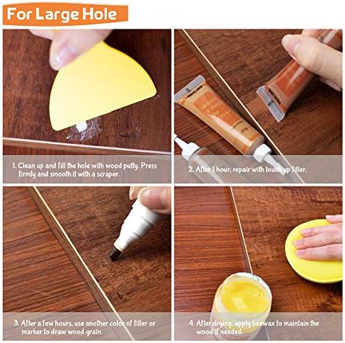 Wood Furniture Repair Kit- Set of 28 - Touch Up Markers