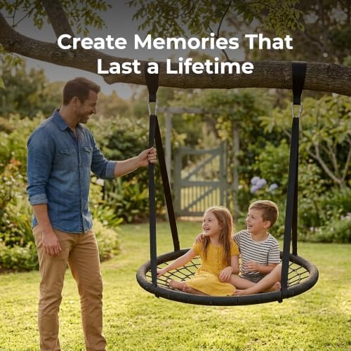 MalloMe Tree Swing Straps & Hammock Straps for Trees – Multi-Purpose Hanging Kit, Heavy Duty Adjustable Tree Strap for Hammocks, Swings & Outdoor Use, Safe for Branch or Between 2 Trees