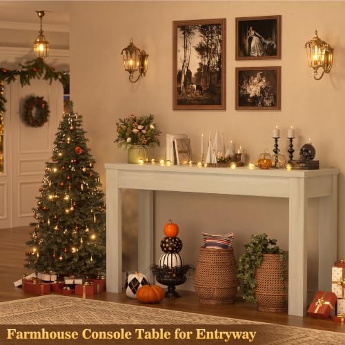 Armocity Console Table for Entryway, 47" Farmhouse Sofa Tables Narrow Long