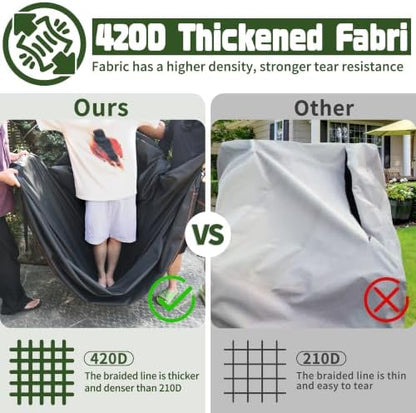 Patio Chair Covers 2 Pack Outdoor Furniture Swivel Cover Waterproof