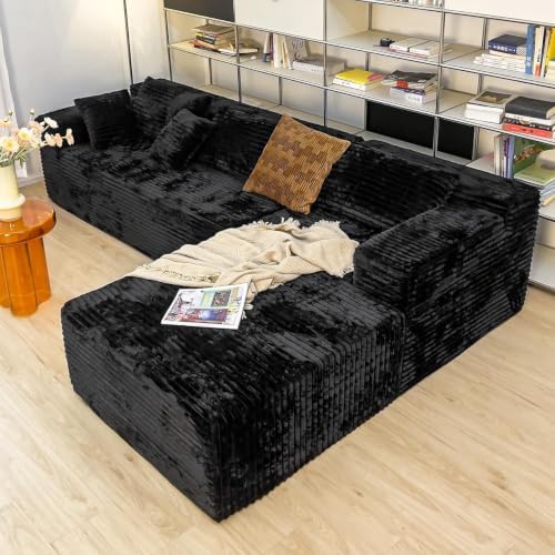 Boneless Couch Modular Sectional Sofa Cloud Corduroy Couch