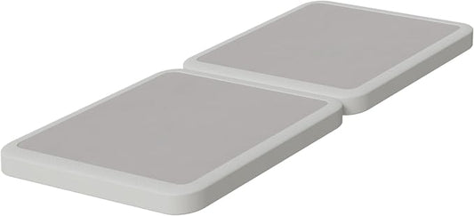 Zutan, Box Spring Bed Base Twin Size, 2-Inch Wood Mattress Foundation - Amish Made in USA – Quiet Noise Free, 2-Pieces Under Mattress-Support BoxSpring, Fully Assembled, White