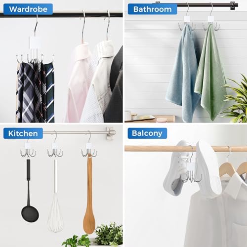 Belt Rack Hanger, Belt Hanger Organizer for Closet 360° Rotatable