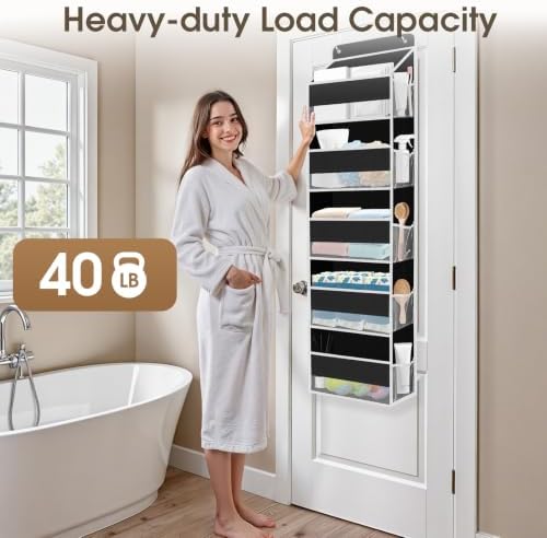 1Pack Over The Door Organizer Large Capacity Hanging Storage Room Organizer