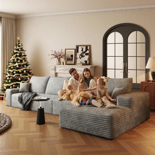 Boneless Couch, Sectional Cloud Couch Sofa for Living Room