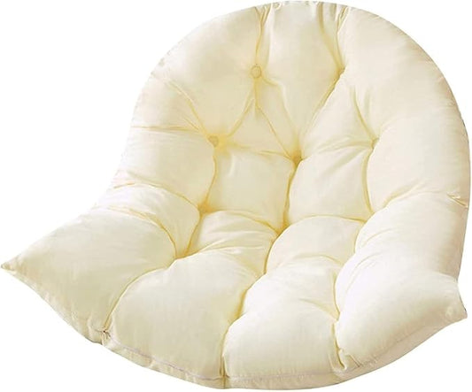 Hammock Swing Egg Chair Cushion Replacement, Hanging Basket Seat Pillow | Thick, 35.4 x 47.2 inches, High Elasticity Cotton, Soft Back Pads, Indoor, Outdoor, Garden, Office, Patio, Porch, Furniture