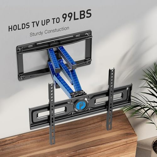 Pipishell Full Motion TV Wall Mount Height Adjustable for 26–65 inch TVs