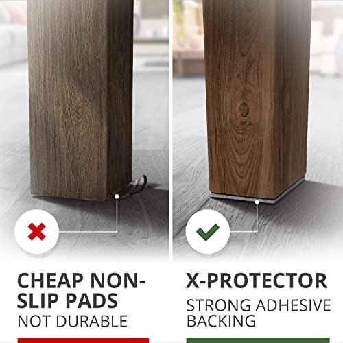 Non Slip Furniture Pads X-PROTECTOR - 8 PCS 4" - Premium Furniture Grippers