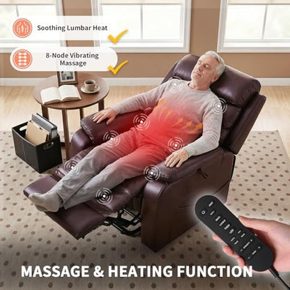 EONIX Dual Motor Large Power Lift Recliner Chair with Massage & Heat