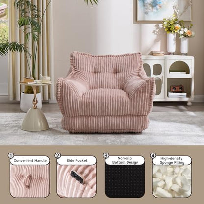 2 in 1 Folding Sofa Bed, Pink