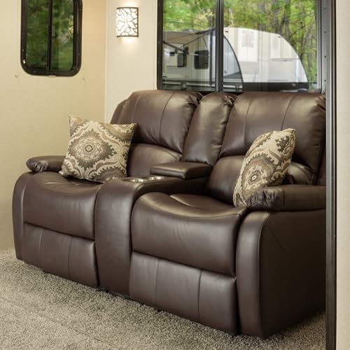 RecPro Charles RV Wall Hugger Recliner | 67" Chestnut
