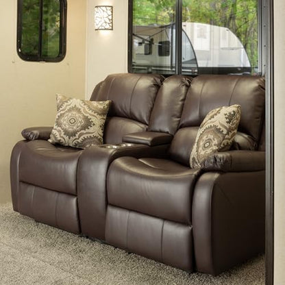 RecPro Charles RV Wall Hugger Recliner | 67" Chestnut