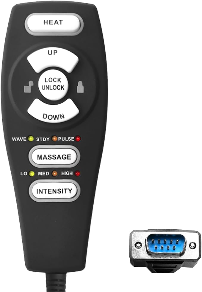 Recliner Remote Replacement HC 2802 for Raffel Systems | for Raffel Systems Hand Control replaced HC-2802-HM3 HC-2802-FR3 HC-2802HL-PR3 HC-2802-GT3 Tranquil Easy model 7051-3