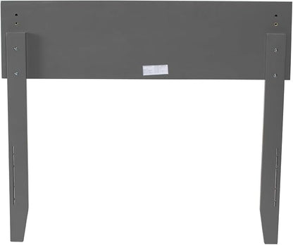 AFI, Orlando Twin Adjustable Modern Solid Wood Panel Headboard, Grey