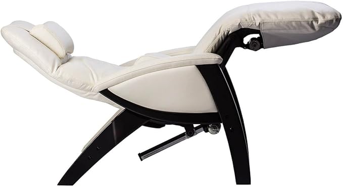Cozzia Svago ZGR Plus SV-395 Dual Power Infinite Position Zero Anti Gravity Recliner with Heat and Massage - Snowfall White Fau