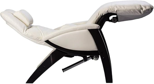 Cozzia Svago ZGR Plus SV-395 Dual Power Infinite Position Zero Anti Gravity Recliner with Heat and Massage - Snowfall White Fau