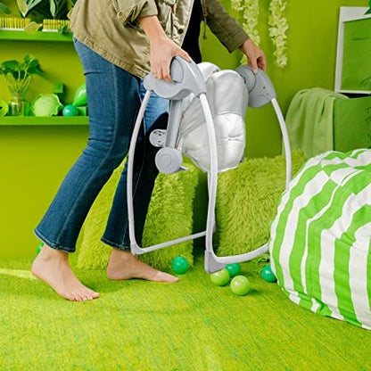 Bright Starts Portable Electric Baby Swing, Newborn to 9 Months